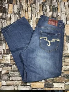 Vintage Ecko Unltd Jeans men's 38 Blue Denim Baggy Hip Hop Skate Fits 38x32 Y2K - Picture 1 of 11