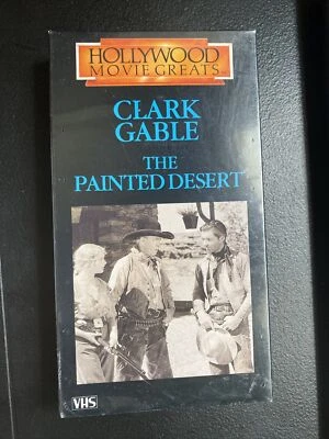 The Painted Desert Clark Gable Hollywood Movie Greats VHS Tape New & Sealed - Image 1 of 2