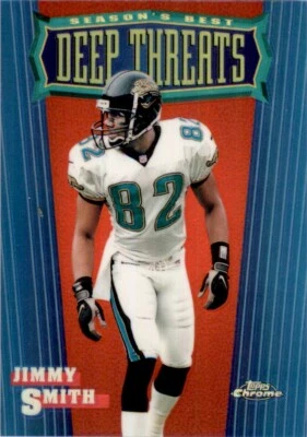 1999 Topps Chrome Season's Best refractor Jimmy Smith Jacksonville Jaguars #SB15 - Image 1 of 2