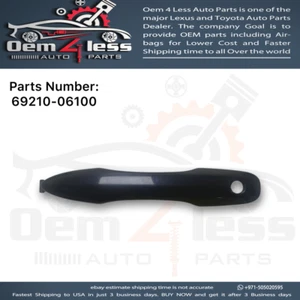 Toyota Corolla Cross Front Left Exterior Door Handle 2022, 2023 OEM 69210-06100 - Picture 1 of 4