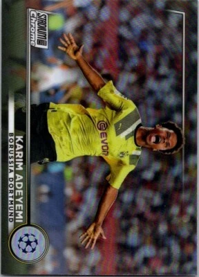 2022-23 Stadium Club Chrome UEFA Club Competitions #27 Karim Adeyemi Refractor - Image 1 of 2