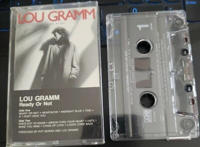 Lou Gramm - Ready Or Not 1987 (Audio Cassette) Atlantic Records A4-81728 Foto 1 de 3