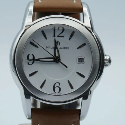 Reloj pulsera Maurice Lacroix Esfera Hombre SH1018 Acero Cuarzo ML193 Blanco Foto 1 de 4