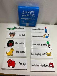 Dominó de dominó Learning Can Be Fun Making Stories Is Fun - Imagen 1 de 3