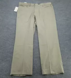 Dockers Pants Mens 42x32 Beige Relaxed Comfort Khaki Stretch (FITS 44x32) NEW - Picture 1 of 17