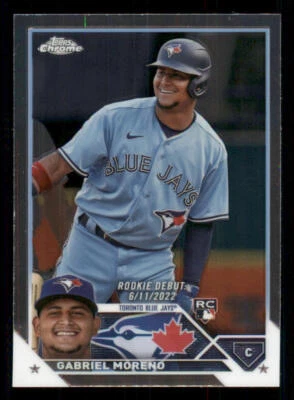 2023 Topps Chrome Update #USC168 Gabriel Moreno RC - Image 1 of 2