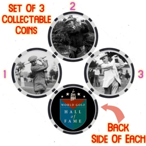 HARRY VARDON - WORLD GOLF HALL OF FAME - COLLECTABLE COIN SET - Picture 1 of 2
