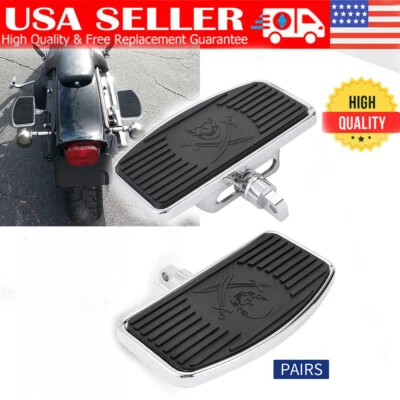 Ajustar pedales estribos traseros para Harley Sportster XL883 XL1200 Dyna Foto 1 de 4