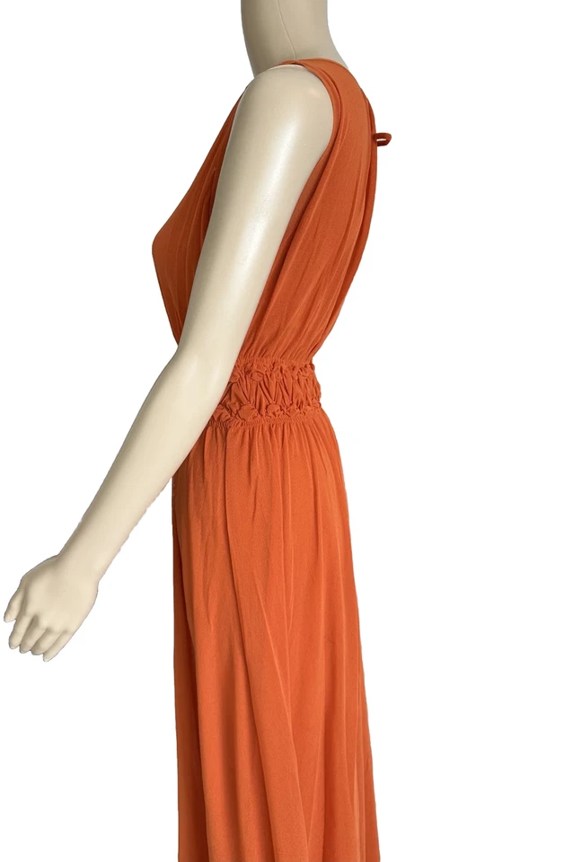 Jean Paul Gaultier Soleil Maxi Dress, Size L, Bright Orange, Great Condition! - Image 1 of 4