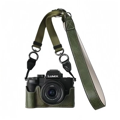Camera bag Wear-resistant leather protective case For Panasonic G100K G100D Foto 1 de 4