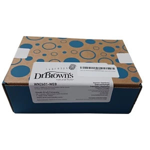 Dr. Brown’s Natural Flow Level 2 Wide-Neck Baby Bottle Silicone Nipple 6 Pack - Picture 1 of 3