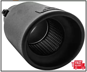 DC Sports EX-1012B Performance Bolt-On Resonated Muffler Slant Tip with Clamps a - Picture 1 of 2