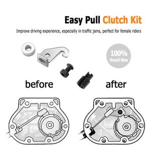 MOFUN E-Z Easy Pull Clutch Kit For Harley Davidson Big Twin Cam Dyna 2000-2017