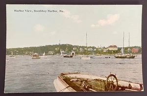 Boothbay Harbor, Maine Postkarte - Hafenansicht - nicht verschickt, unbenutzt - ME - Bild 1 von 2