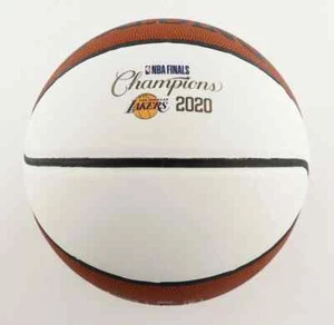 Baloncesto tamaño completo panel blanco campeones de las finales de la NBA de Los Angeles Lakers 2020 - Imagen 1 de 2