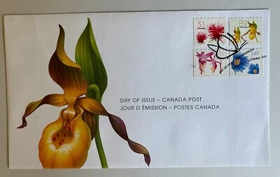 Canada 2005 Flower Definitives Stamp Day Cover FDC MNH - Image 1 of 2