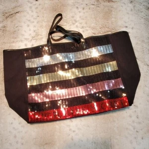 Victoria's Secret Sequin Beach Bag Never Used - Picture 1 of 4