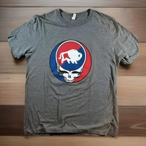 GRATEFUL DEAD T-Shirt Adult Large Gray 19 Momentum Tour Hilltop Holdings Wyoming - Picture 1 of 4