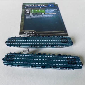 1x USS St. Lo (CVE 63) Axis & Allies War at Sea Miniatures 31/64 - Picture 1 of 2