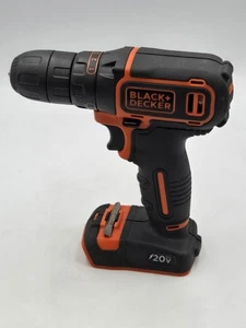 Taladro/destornillador de litio BLACK+DECKER 20V Max modelo BDCDD120 (solo herramienta) - probado - Imagen 1 de 5
