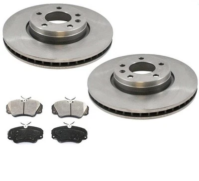 Front Brake Disc Brake Rotors & Brake Pads Fits 1997-2001 Cadillac Catera - Image 1 of 4