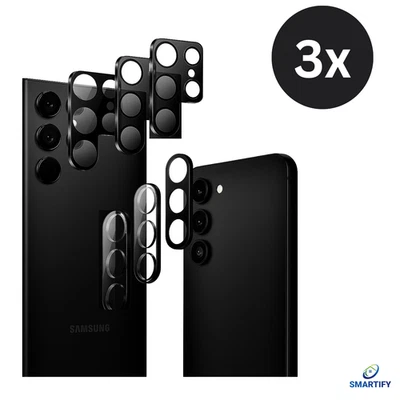 SMARTIFY SHOP 3x Kameraschutz Glas Für Samsung Galaxy S23 S23 S23 Plus Ultra Premiumschutz 9H