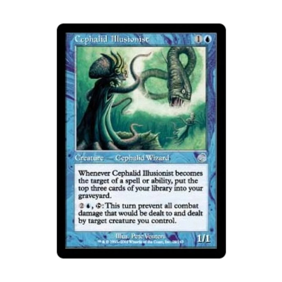 WOTC MtG Torment Cephalid Illusionist (U) (Foil) EX - Image 1 of 1