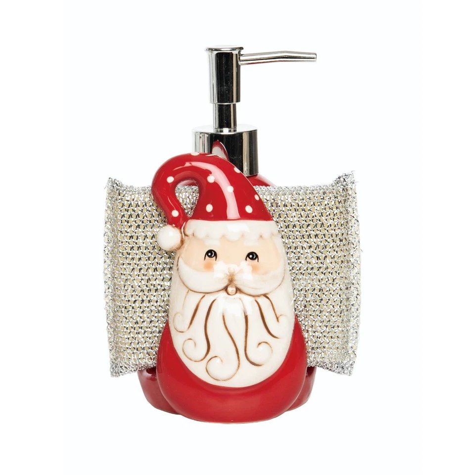 Transpac - Johanna Parker - Dispensador de jabón y soporte de esponja de Santa - TC00123 Foto 1 de 1