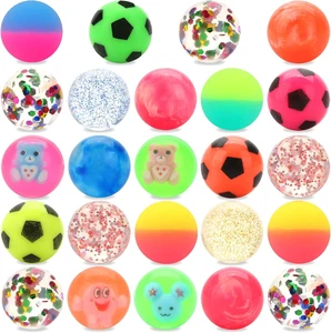 24 Piezas Bolas Hinchables para Niños Caja del Tesoro Juguetes para Aula Fiesta Favores para Tod - Imagen 1 de 12