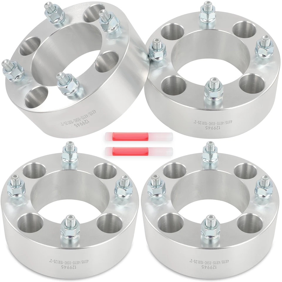 (4) 2" 4x115 4/115 ATV Wheel Spacers 10x1.25 Fits Arctic Cat Yamaha Raptor 700R - Image 1 of 1