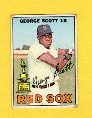 1967 Topps George Scott #75 Boston Red Sox GOOD FREE SHIPPING - Image 1 of 3
