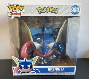 Funko Pop Games 980 Greninja Jumbo Pokemon 10 pouces 25 cm neuf emballage d'origine - Photo 1/6