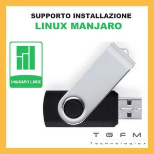 Chiavetta USB avviabile | Linux MANJARO | 64 bit | ultima versione disponibile - Imagen 1 de 1
