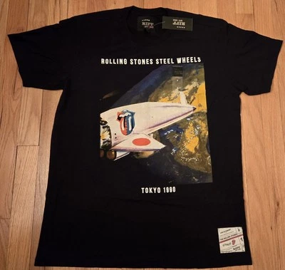 Rolling Stones - Riff Stars T-Shirt - Steel Wheels Tokyo 1990 - Size M - New! - Image 1 of 4