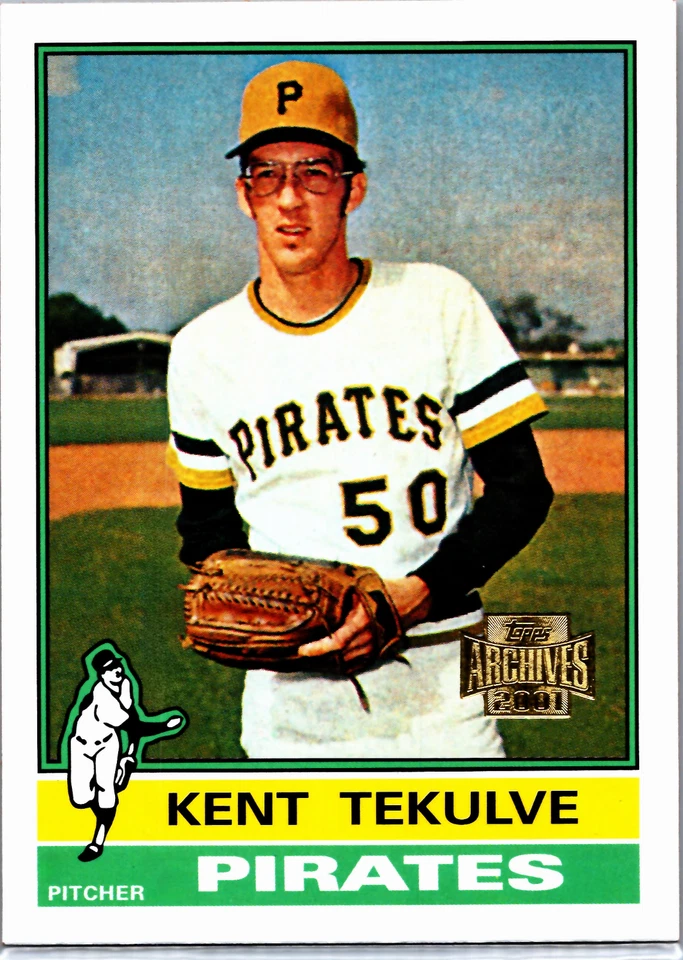 2001 Topps Archives Kent Tekulve #76 1976 - Image 1 of 1