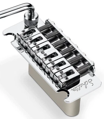 Chrome Schaller Germany Vintage Tremolo w/Roller Saddles for Stratocaster, Strat - Image 1 of 3