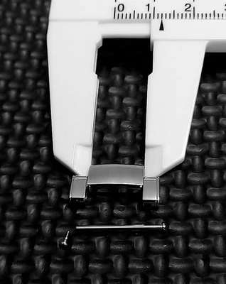 Genuíno Perfeito Breguet SS Band Link 19mm Centro Fosco Ambos Parafuso-Fio LEIA #267 - Imagem 1 de 2