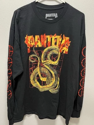 Men’s XL Pantera 2023 World Tour Concert Long Sleeve Black T Shirt - Image 1 of 4