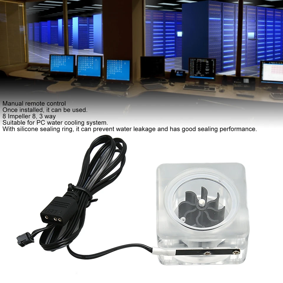 PC-Wasserdurchflussmesser-Anzeige 8 Laufrad 3 Möglichkeiten Manuelle Fernbed FAT - Bild 1 von 4