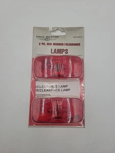 Haul Master Heavy Duty Marker Clearance Lamps 2 pc. RED #93227 Trucks Trailers - Foto 1 di 3