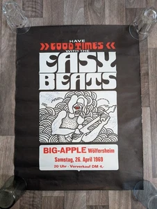 Orignal EASY BEATS 1969 Wolfersheim (Germany) Concert Poster FULLY SIGNED - Bild 1 von 20