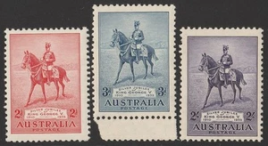 AUSTRALIA 1935 KGV Silver Jubilee set 2d, 3d, 2/-. MNH **. ACSC cat $120. - Picture 1 of 1