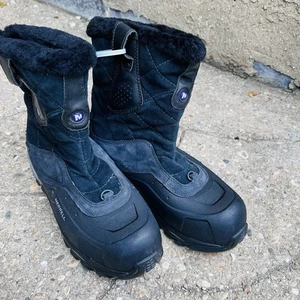 Merrell Women’s Opti-Warm 400 Gram Insulated Waterproof Black/Gray Size 9 Boots - Picture 1 of 10