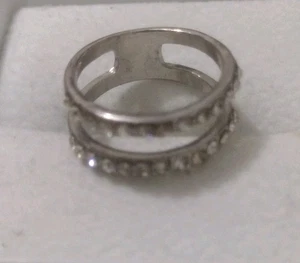 Vintage Silver Ring Jacket Wrap  - Picture 1 of 7