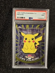 2000 Topps Chrome Pokemon PSA Error Grade MINT 9 Pikachu #25 - Picture 1 of 8