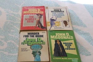 John D MacDonald Konvolut 4 Taschenbücher 50er & 60er Jahre - Bild 1 von 9
