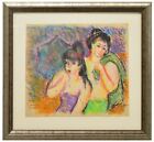 VINTAGE GUSTAV LIKAN 1962 JAPANESE PASTEL ART 