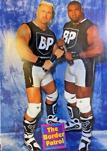 1999 Magazine Illustration Pro Wrestlers The Border Patrol - Imagen 1 de 1