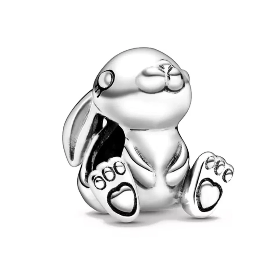 Silver 925 Cute Bunny Charm  - Image 1 of 1