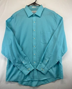 Van Heusen Dress Shirt - Button Up - 17.5 - 36/37 - Ice Blue (358) - Picture 1 of 14